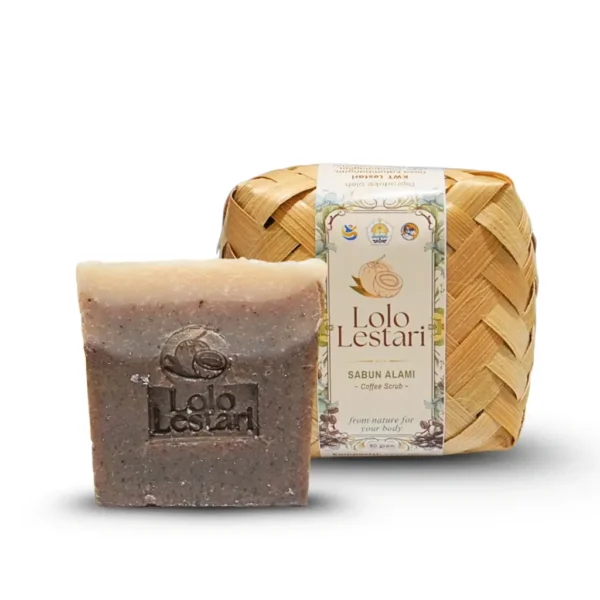 Sabun Alami Coffee Scrub 80 gr – Lolo Lestari